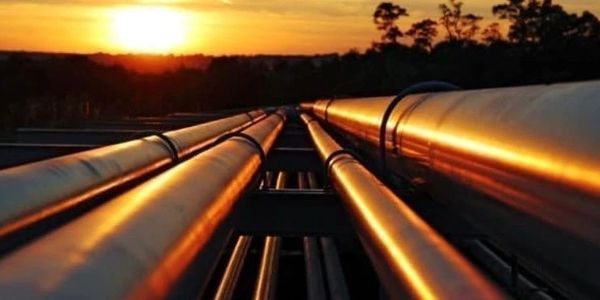 Pipelines with natural gas, powering substations.