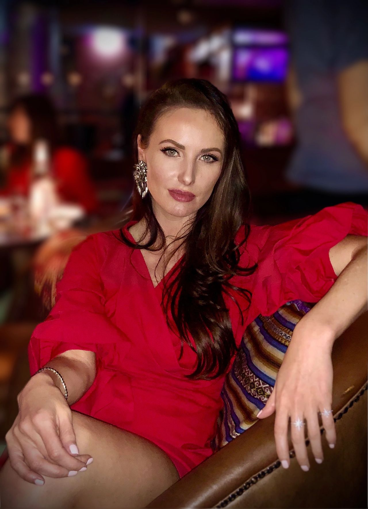 nude lipstick with red dress Makeup Looks for That Red Dress