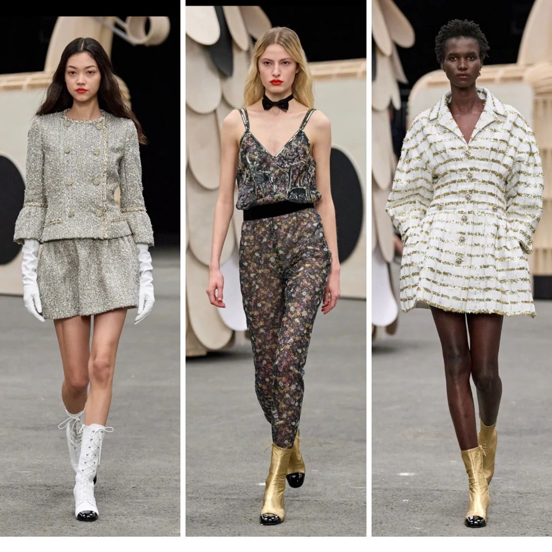 Chanel tweed mini dress 2020  Defile chanel, Defile mode, Robe en tweed