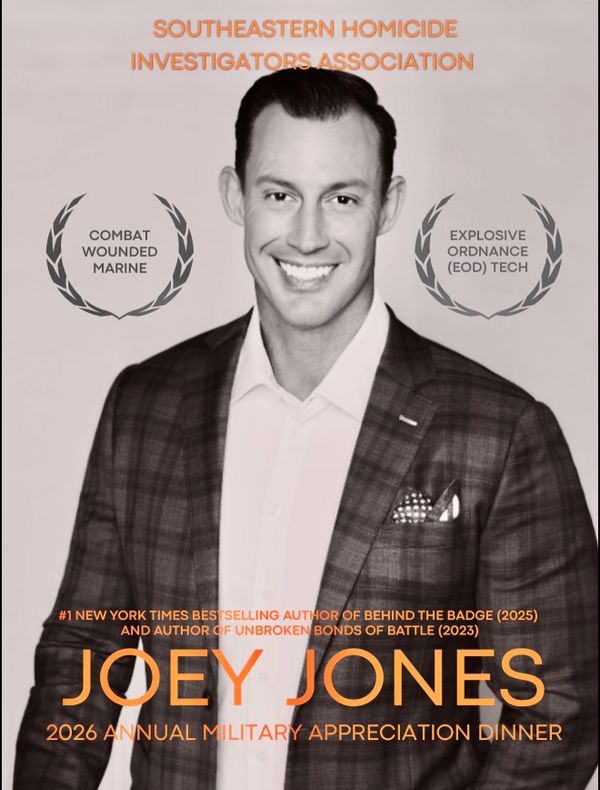 Portrait of Joey Jones, a bestselling author and military veteran, 2026 SEHIA CONFERENCE KEYNOTE SPEAKER