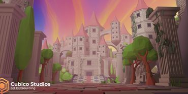 Fantasy Chateau type Roblox map