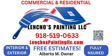 Lencho's Painting LLC offers commercial and residential painting services with free estimates.