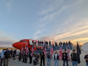 Legion Riders at the 9/7/26 Freedom Honor Flight