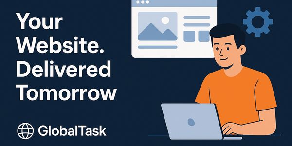 GlobalTask delivers modern, AI-powered web design in under 24 hours.