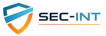 Logo of SEC-INT with a blue and orange shield design.