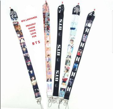 KPOP BTS-themed lanyard