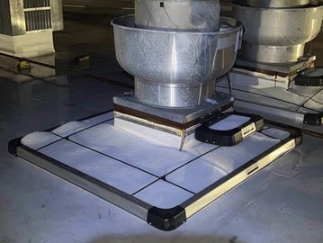 grease containment for exhaust fans. This prevents grease from spilling onto the roof.