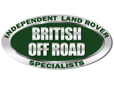 Logo of British Off Road Independent Land Rover Specialists.