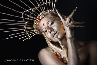 Photo and body paint by Jonathen Kinney