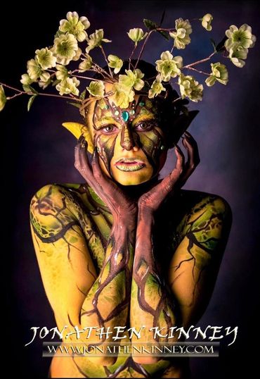 Photo and body paint by Jonathen Kinney