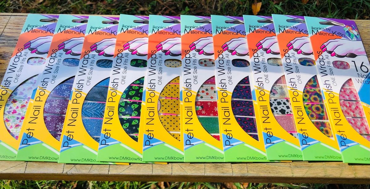 NEW DESIGNS!!! Pet Nail Polish Wraps