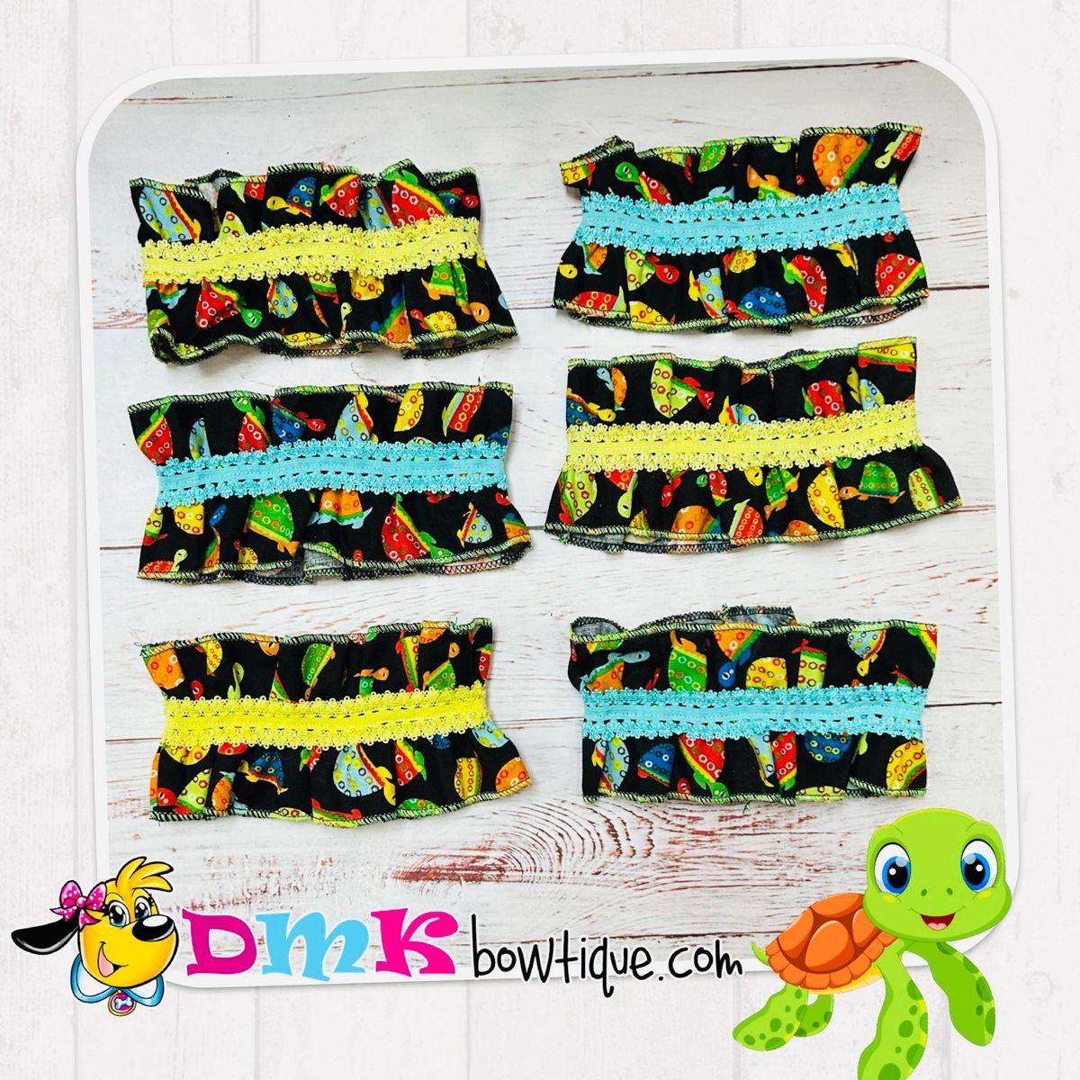 Turtle print RUFFLES!!!