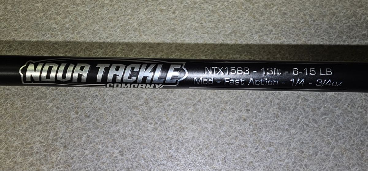 NTX1563-2 13' 6-15 lb rated Center Pin