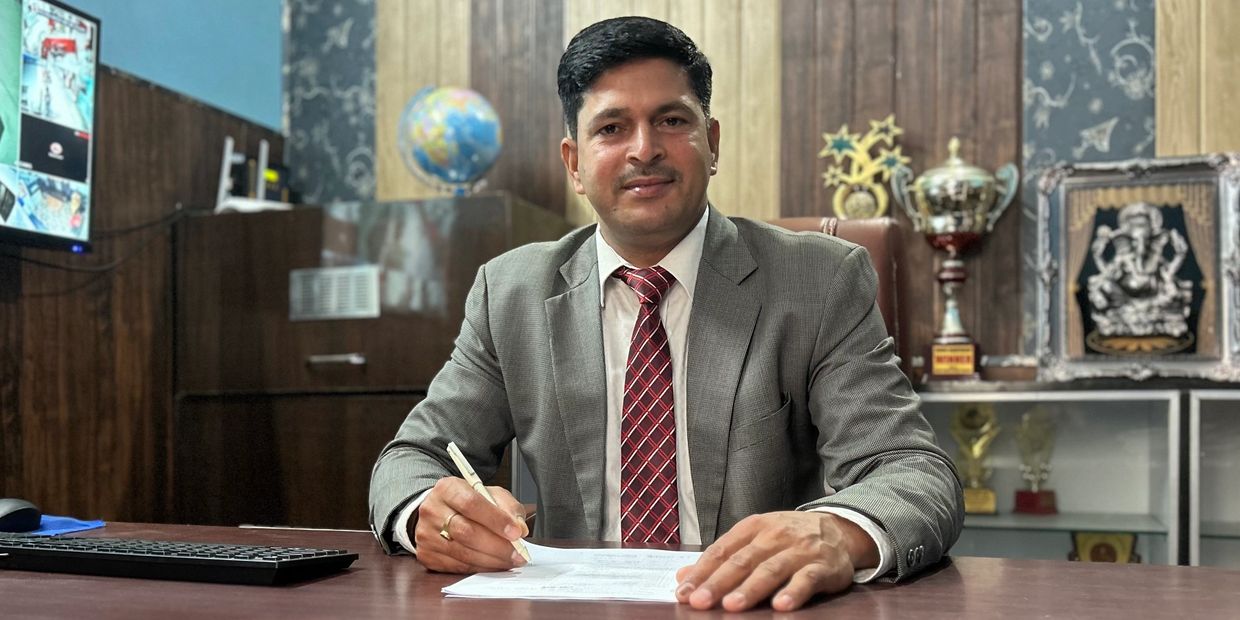 Mr. Vineet Kumar Sharma, Chairman of Budding Kidz School, Dehradun.