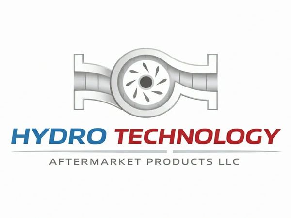 Logo of Hydro Technology Aftermarket Products LLC featuring a turbine graphic.