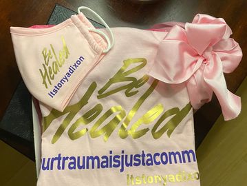 Be Healed Pink Signature Tee