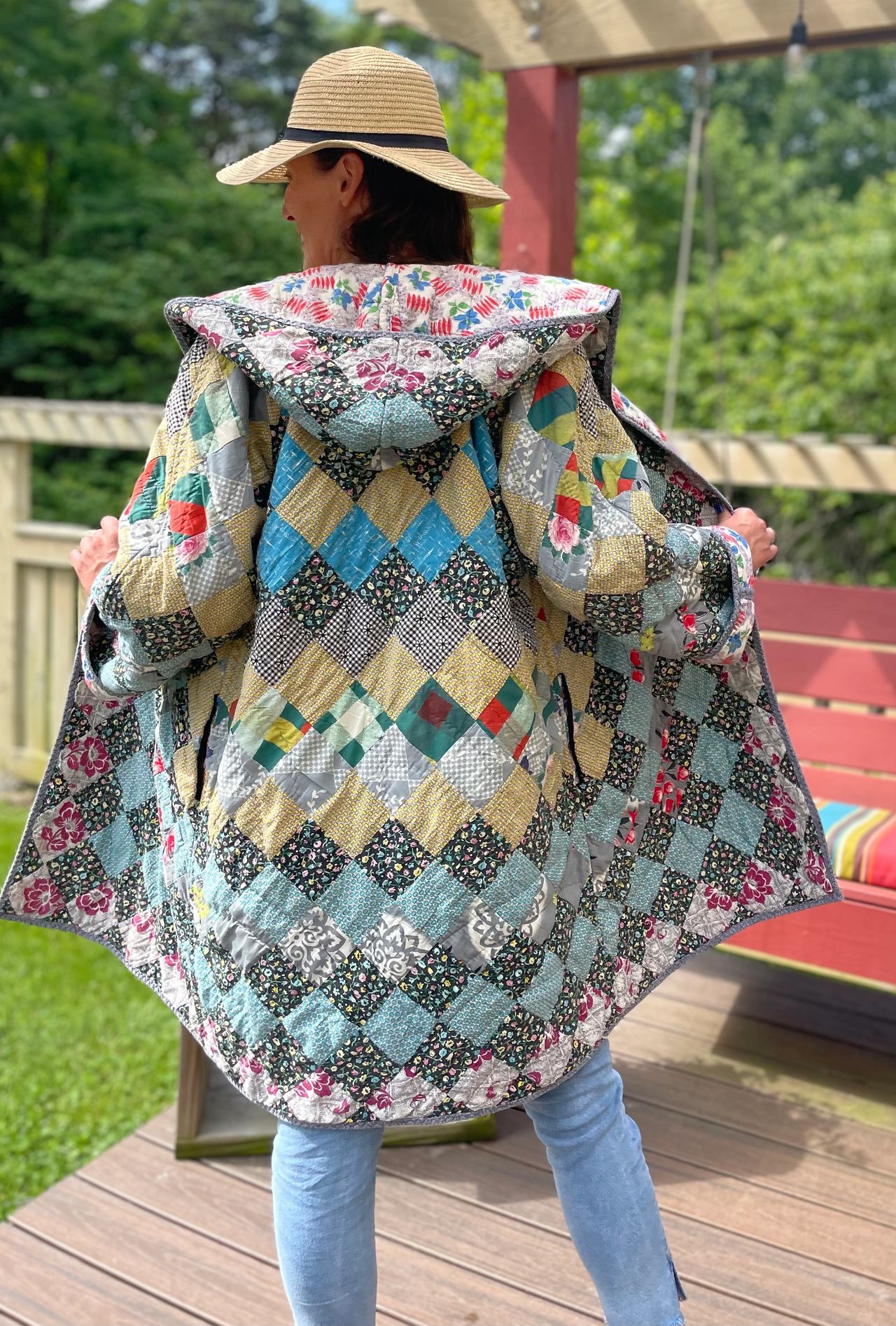 The Making of a 1920's Patchwork Quilted Coat