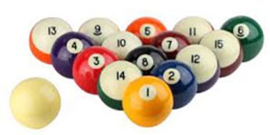 Billiards Bals and Pool Table Balls