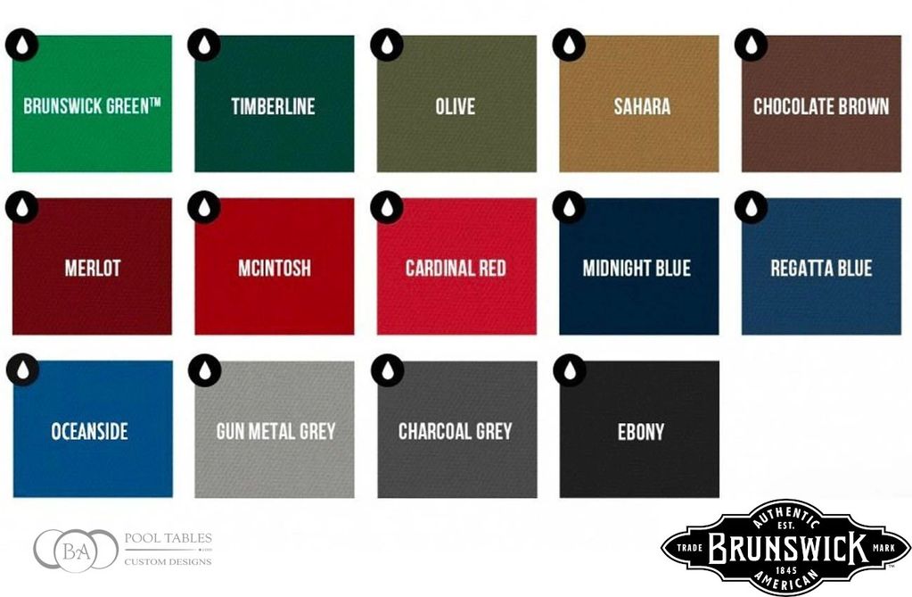 Brunswick Centennial Cloth Billiards Felt