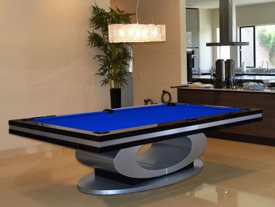 Oval Pool Table