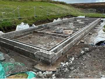 Sub structure.  Footing