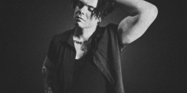 James Laurent in a black-and-white 90s Noise portrait.