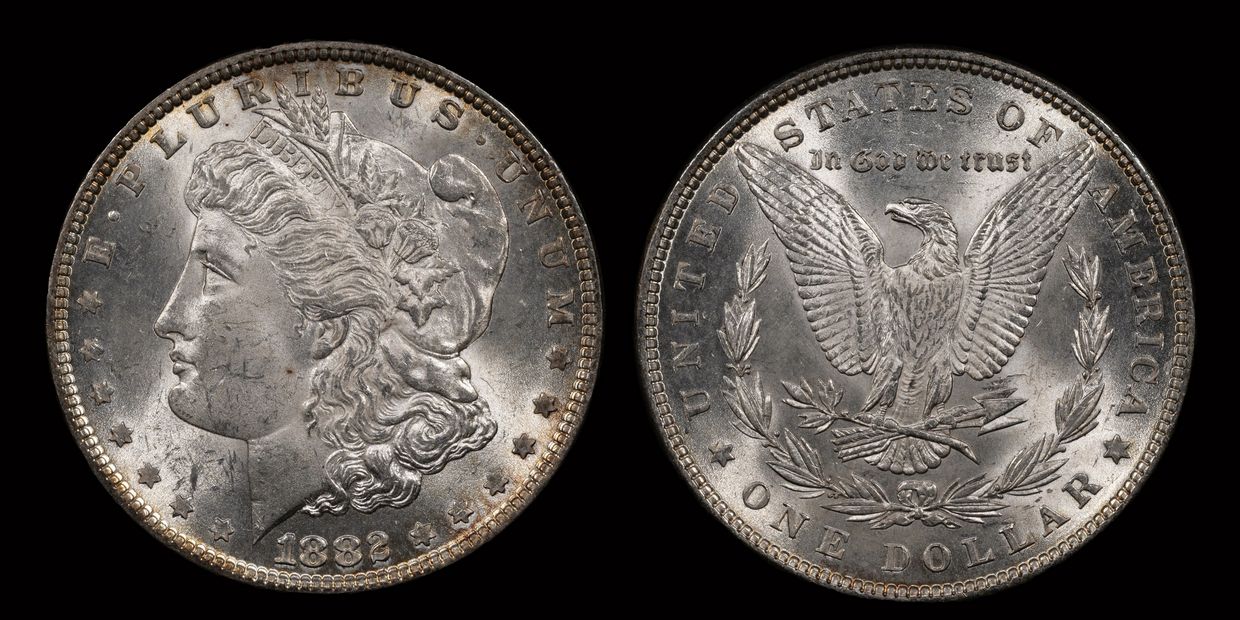 morgan dollar obverse and reverse