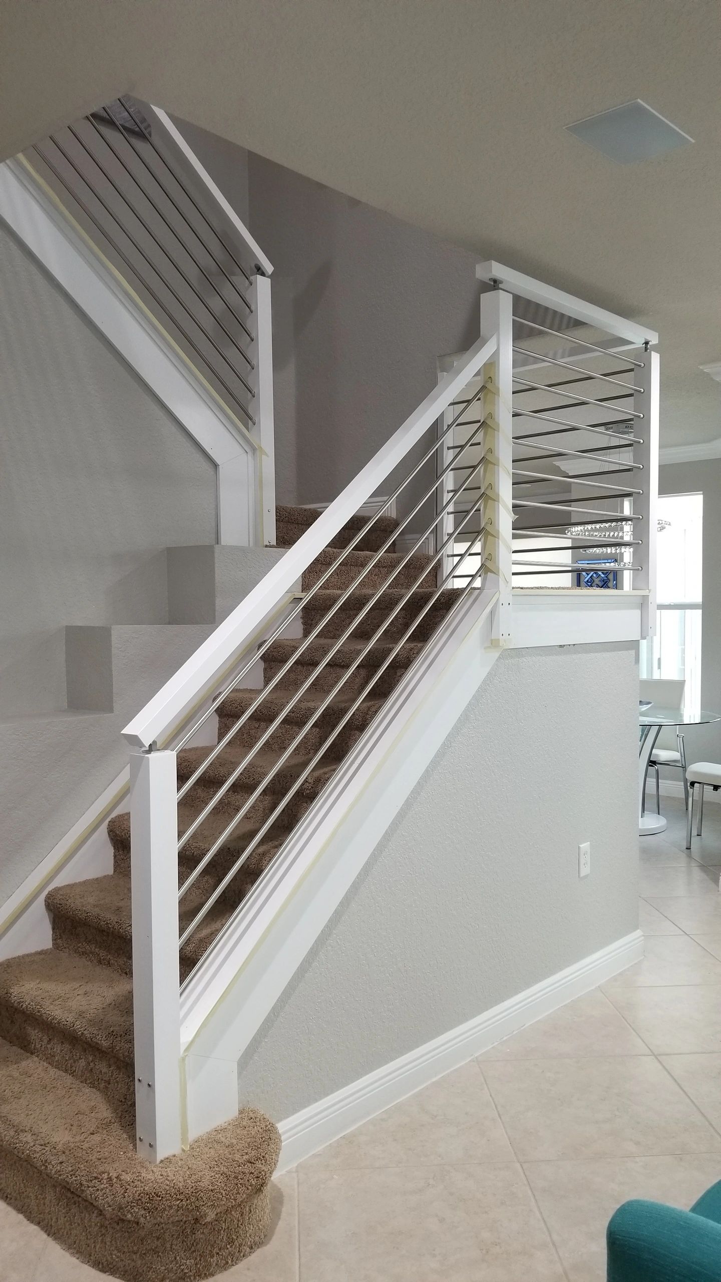 Modern stair railing
