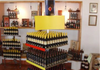 4 way display of 3 levels with 300 bottles �