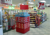 Coca-Cola – 4 way display (4 corner display) . At Work in a Convenience Store Gasoline Chain, Hess - USA 