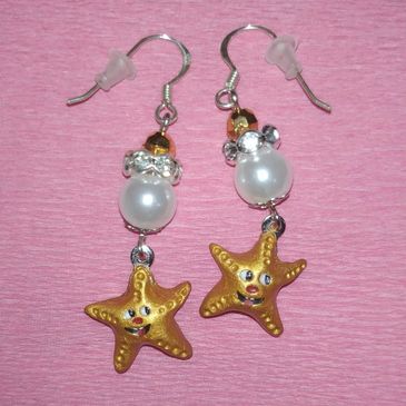 Adopt Me Earring Starfish Gift Surprise Handmade Craft Polymer Clay  Miniature Cute Aesthetic Present Collectables Art Sculpture