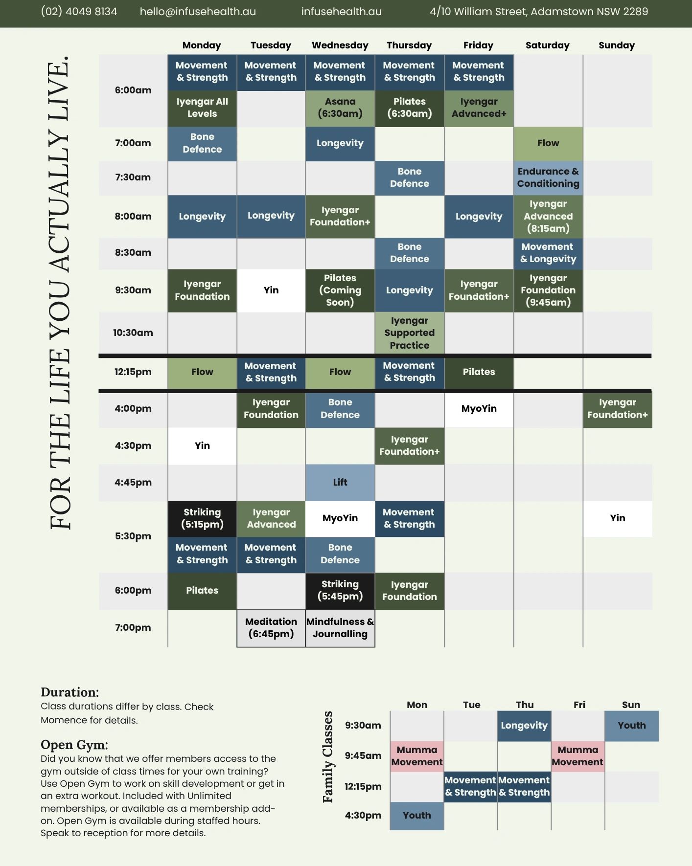 Over 50 Classes. Movement & Strength, Longevity, Bone Defence, Iyengar Yoga, Yin Yoga & more.