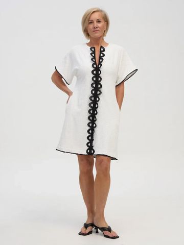 suzanne hunter in the Ellery and Moss Jaclyn Kimono Dress