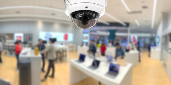 Security camera in a commercial environment