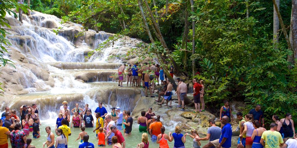 Dunns River Falls Ochi Rios, Jamaica Tours and Excursions. Get There Tour