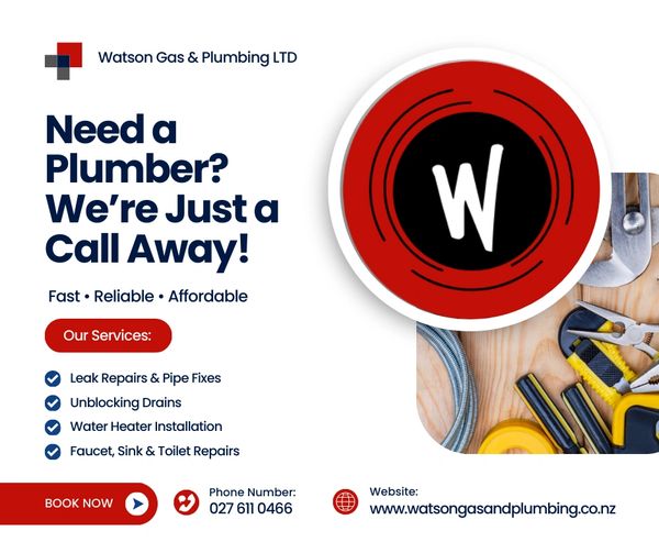 Plumbing services by Watson Gas & Plumbing LTD, fast and affordable.