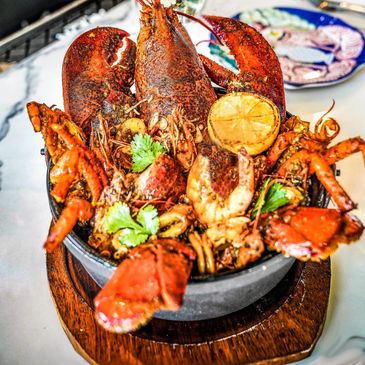Lobster dish in bowl