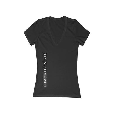 lumos lifestyle v-neck jersey women's tee shirt
