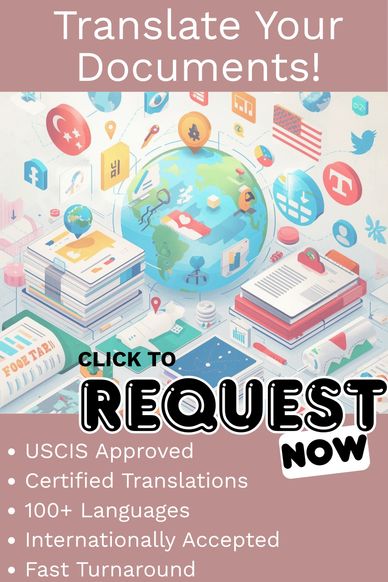 graphic showing documents in different languages