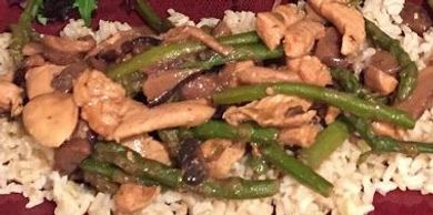 Tahini Chicken & Organic Vegetables for weight loss and wellness programs 
