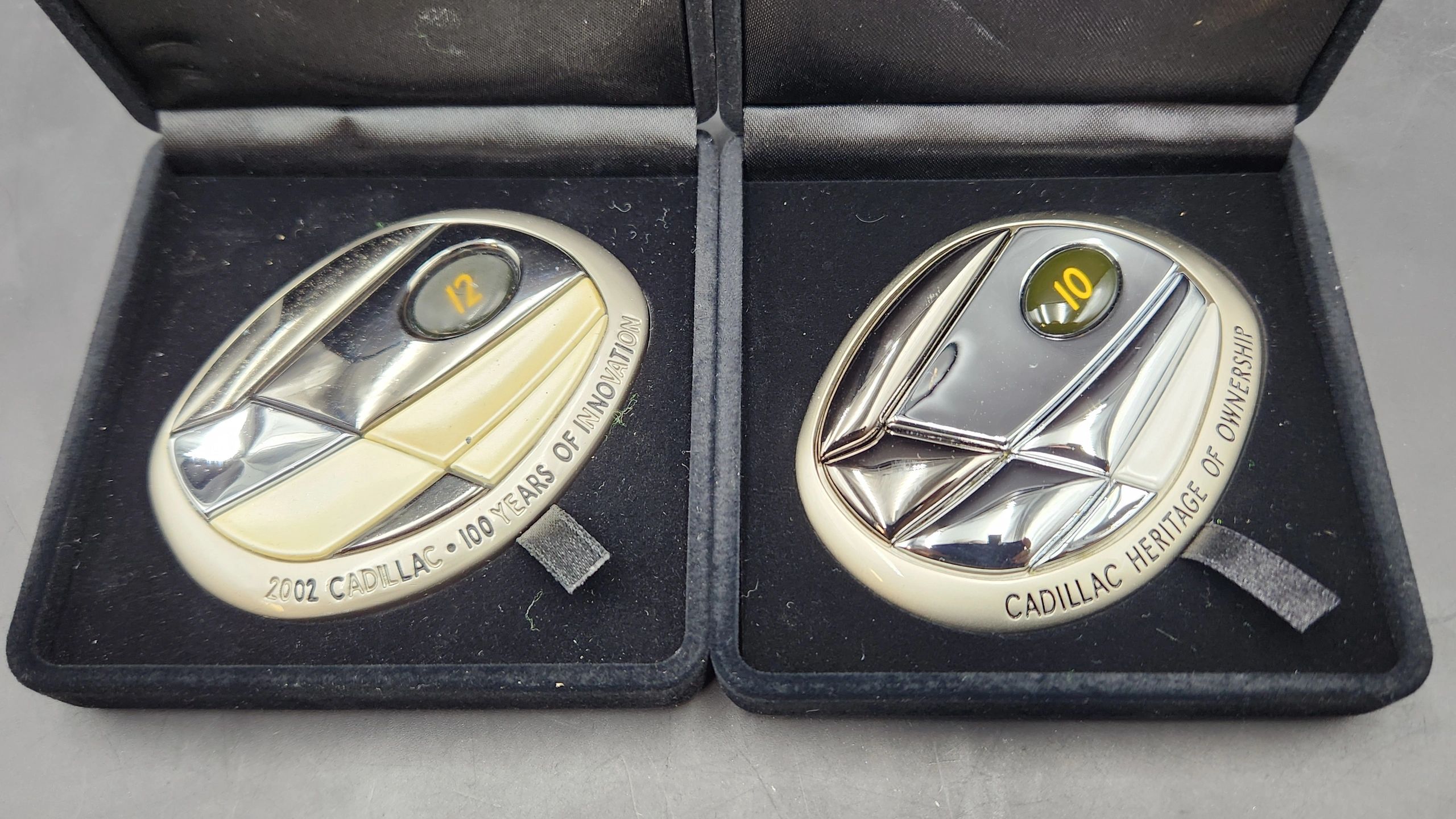 Cadillac Heritage of Ownership Medallions - 1989-2000