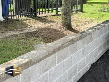 retaining wall slaco fence company