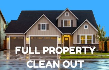 Haul Squad clearing junk during full property cleanout for homes and rentals in Birmingham, Alabama