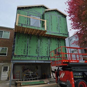 A two story addition project in Fort Thomas.