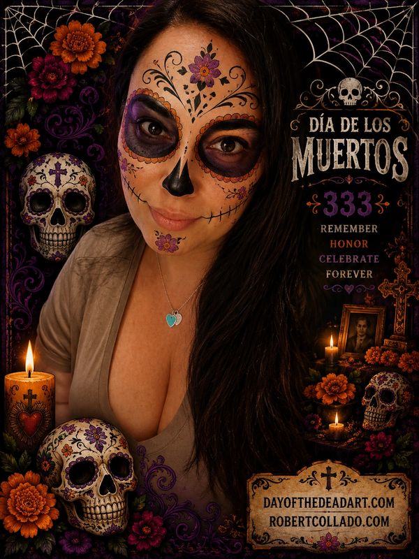 My beautiful Wife as La Catrina 