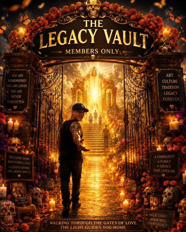 Legacy vault. Take my hand Robert Collado guiding you into the promise land the gates of heaven 