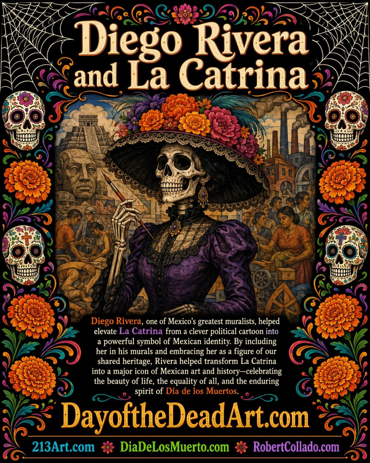 How Diego Rivera helped make La Catrina an enduring symbol of Mexican art and culture.