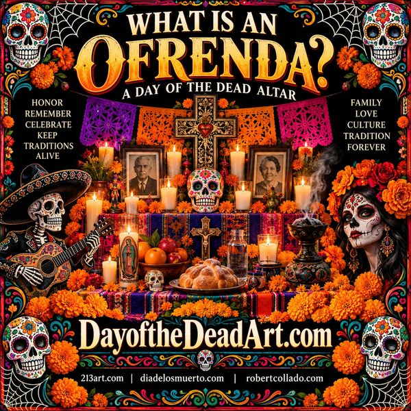 What is an Ofrenda | Altar Day of the Dead Art