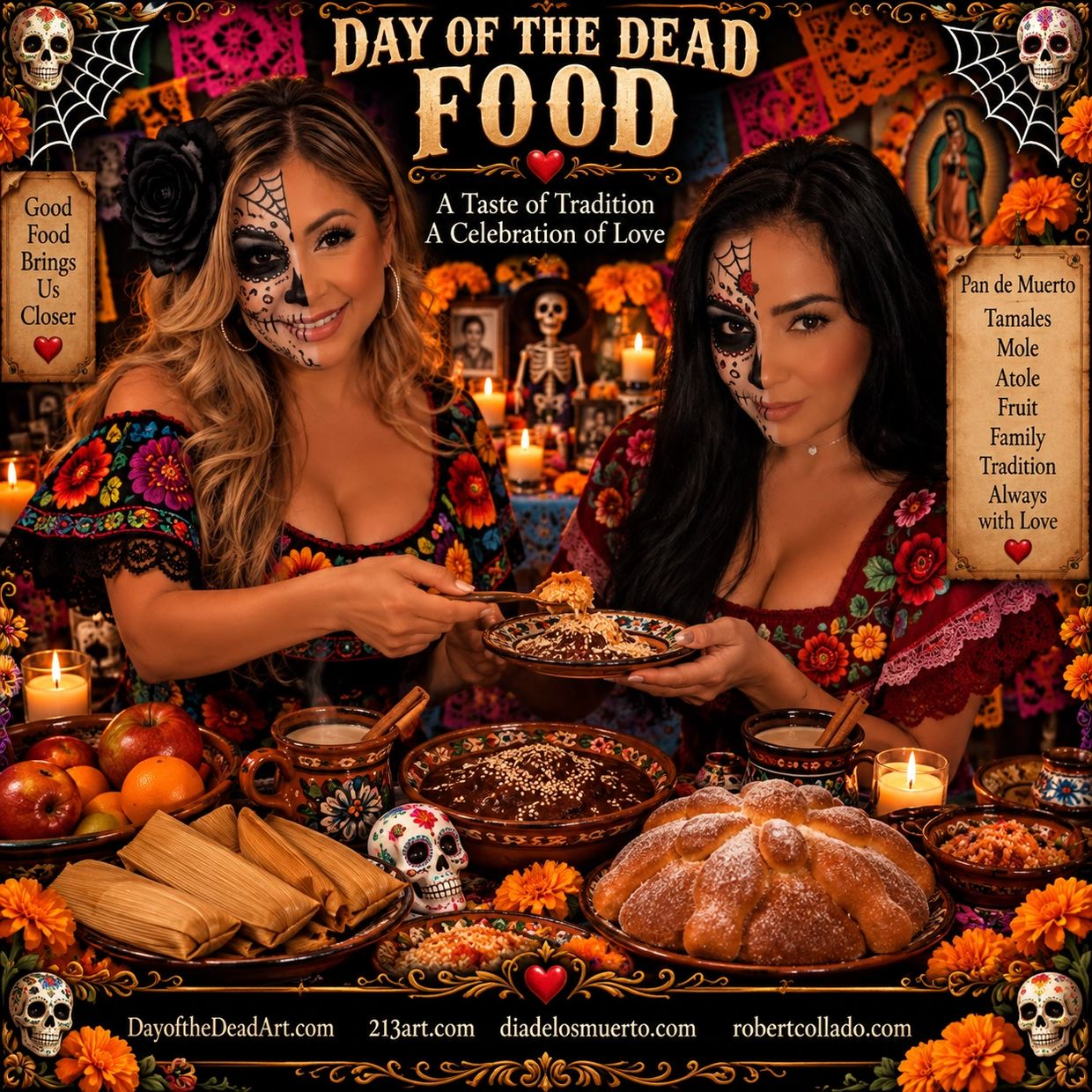 Day of the Dead food traditional ways