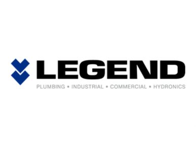 Logo of Legend Plumbing and Hydronics company.